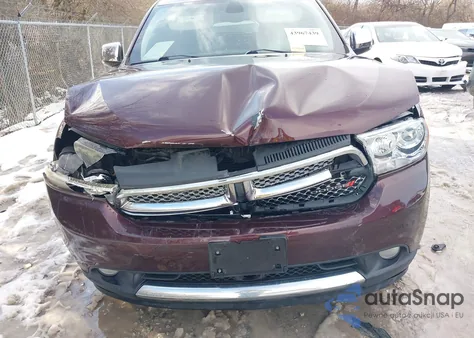 2012 Dodge Durango Citadel из США, поврежденный, VIN 1C4RDJEG5CC336544